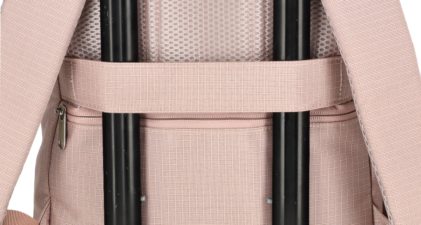Enrico Benetti - Luzern Rolltop Rugzak Roze (17 inch)