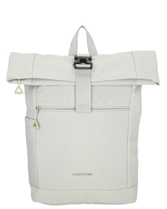 Enrico Benetti - Luzern Rolltop Rugzak Beige (17 inch)