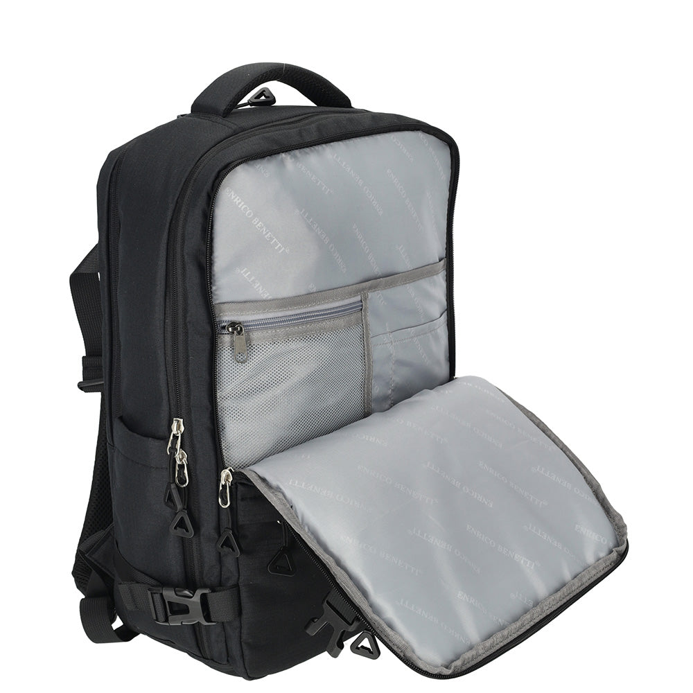 Enrico Benetti - Luzern Underseater Rugzak (Zwart) | 45x30x15cm (17 inch)