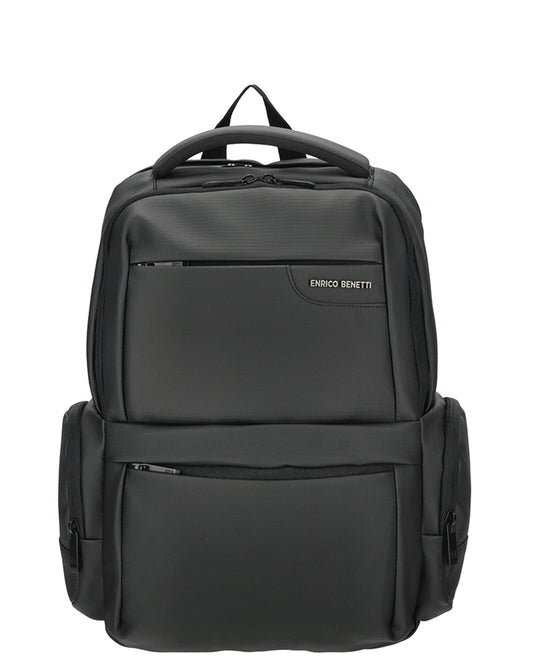 Enrico Benetti - Newport Rugzak Zwart (17 Inch)