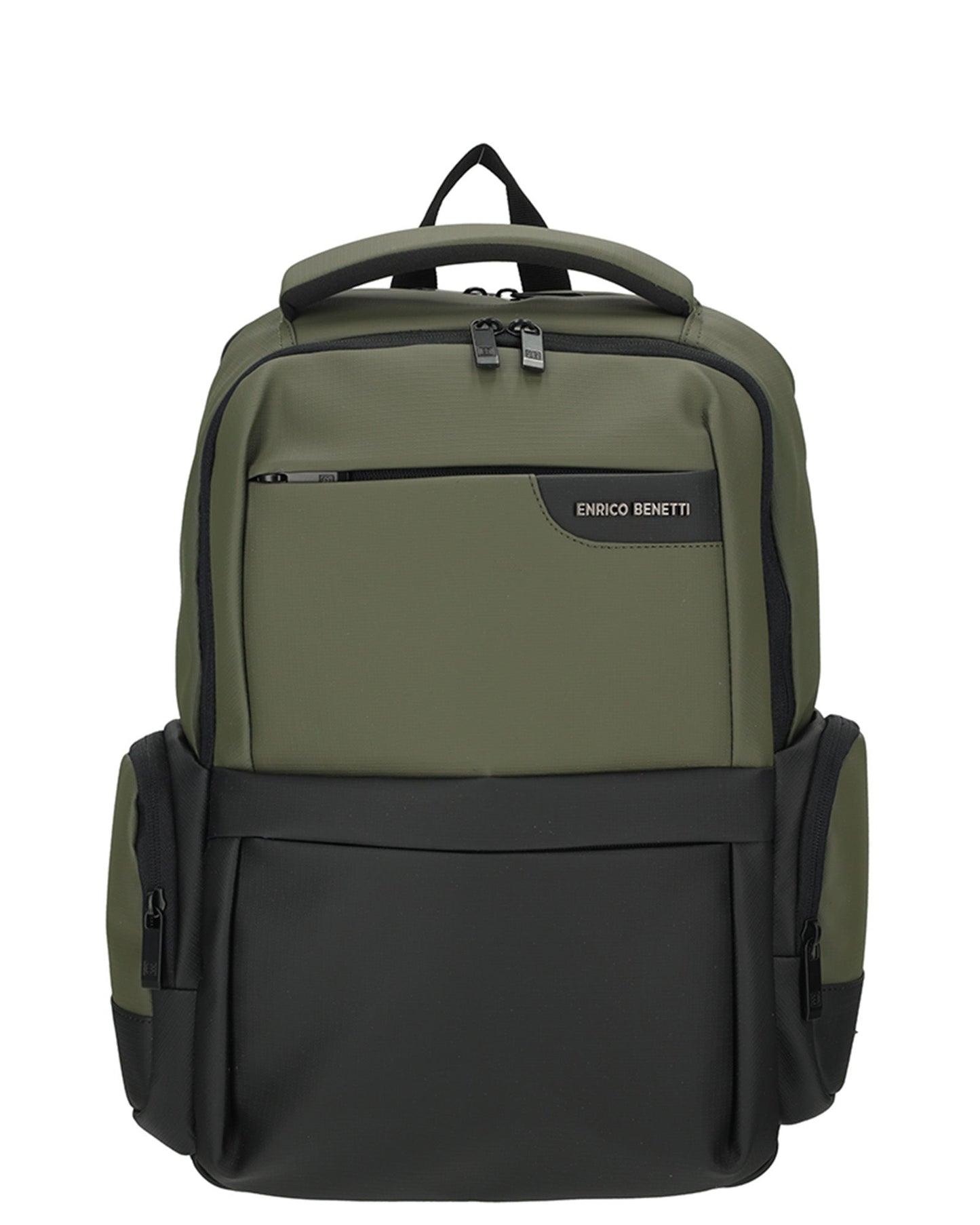 Enrico Benetti - Newport Rugzak Olijf Groen (17 Inch)