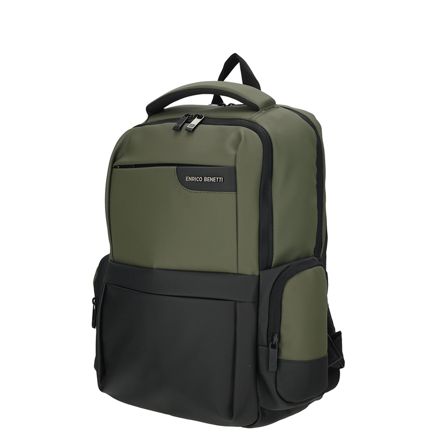 Enrico Benetti - Newport Rugzak Olijf Groen (17 Inch)