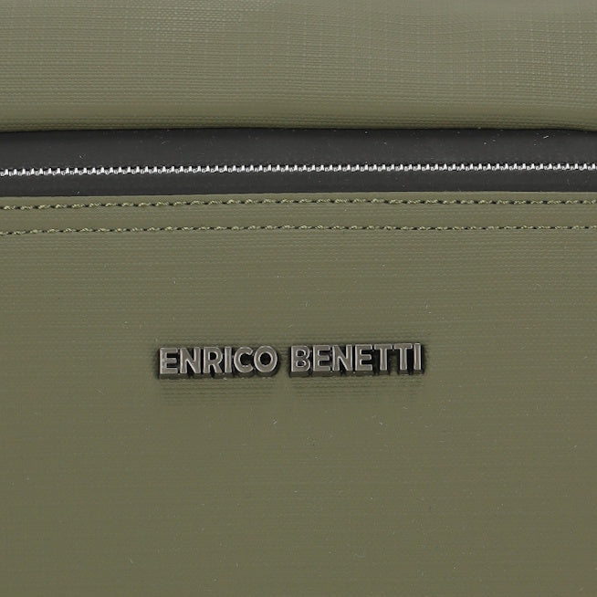 Enrico Benetti - Newport Rugzak Olijf Groen (17 Inch)