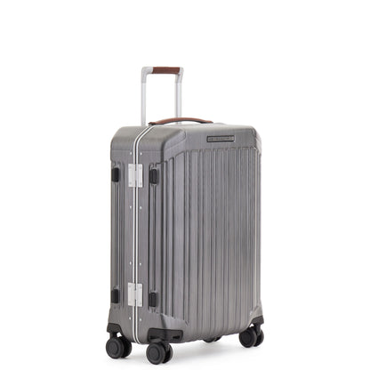 Piquadro - PQLM Handbagage (Zwart-Tabacco) | 55x40x20cm