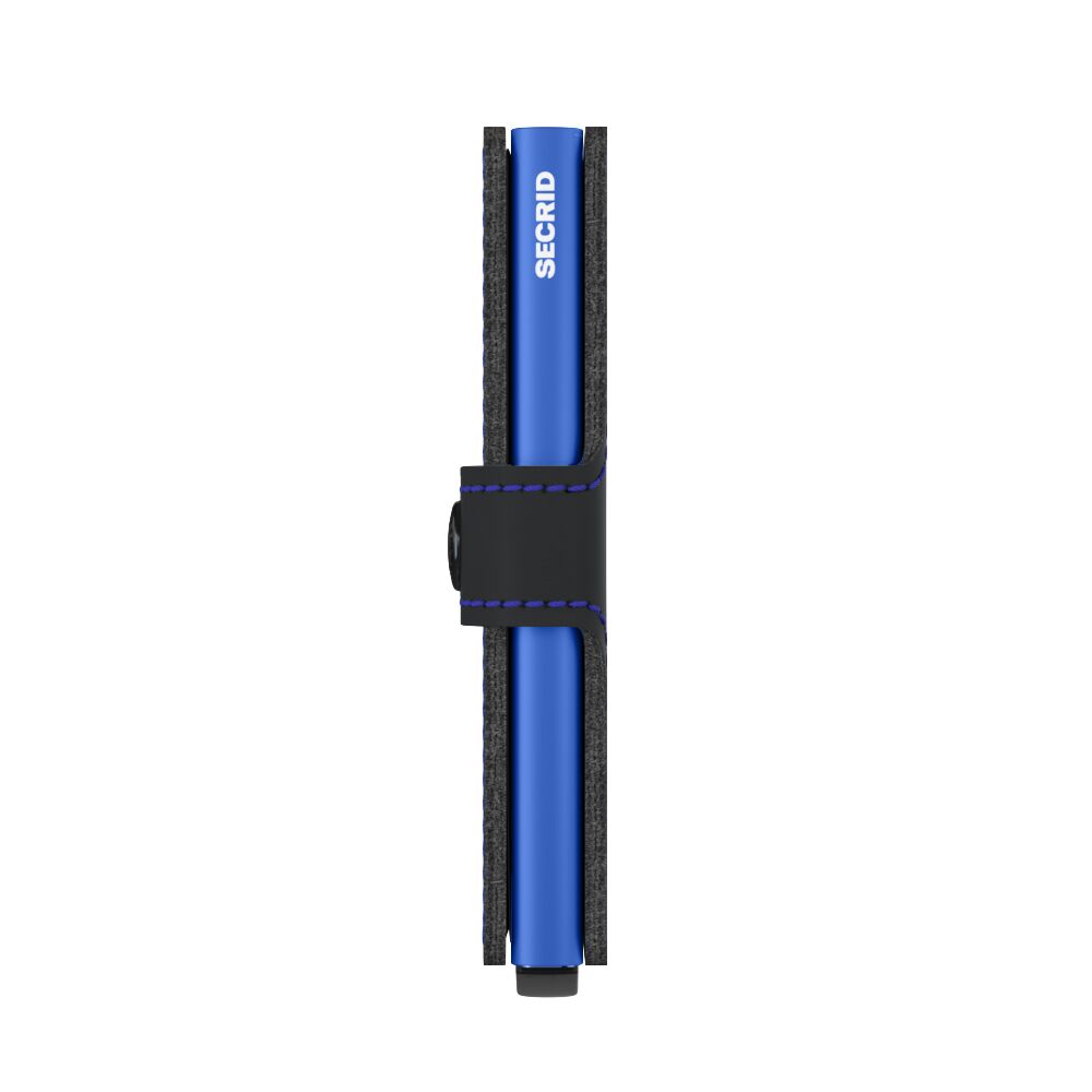Secrid - Miniwallet Matte (Zwart & Blauw)