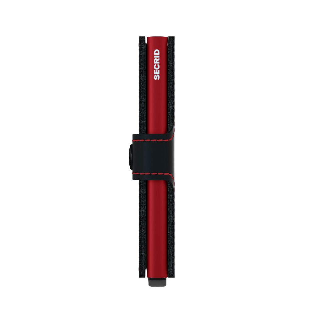 Secrid - Miniwallet Matte (Zwart & Rood)