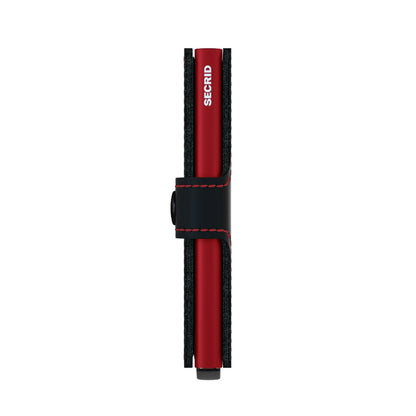 Secrid - Miniwallet Matte (Zwart & Rood)