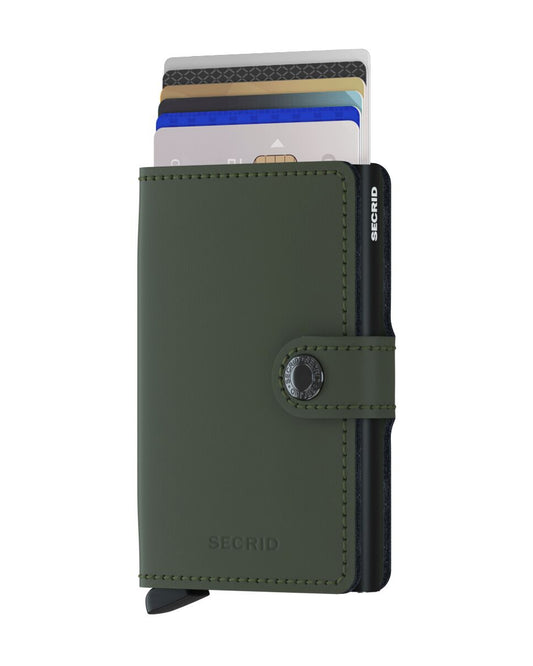 Secrid - Miniwallet Matte (Groen & Zwart)