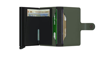 Secrid - Miniwallet Matte (Groen & Zwart)