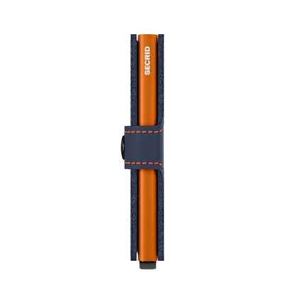 Secrid - Miniwallet Matte (Nacht Blauw & Oranje)