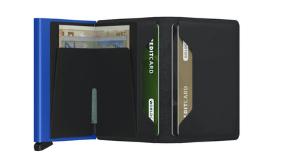 Secrid - Slimwallet Matte (Zwart & Blauw)