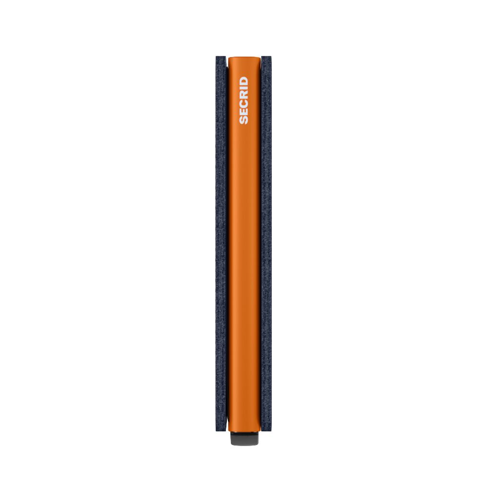 Secrid - Slimwallet Matte (Donker blauw & Oranje)