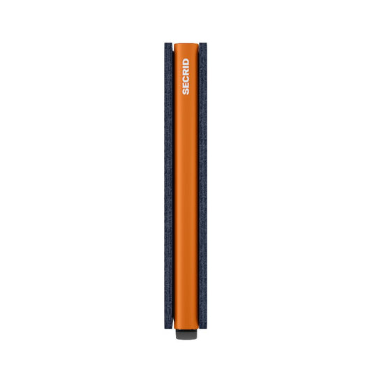 Secrid - Slimwallet Matte (Donker blauw & Oranje)