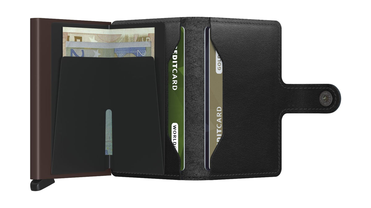 Secrid - Miniwallet Orgineel (Zwart & Bruin)