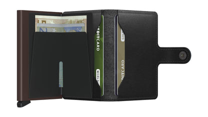 Secrid - Miniwallet Orgineel (Zwart & Bruin)