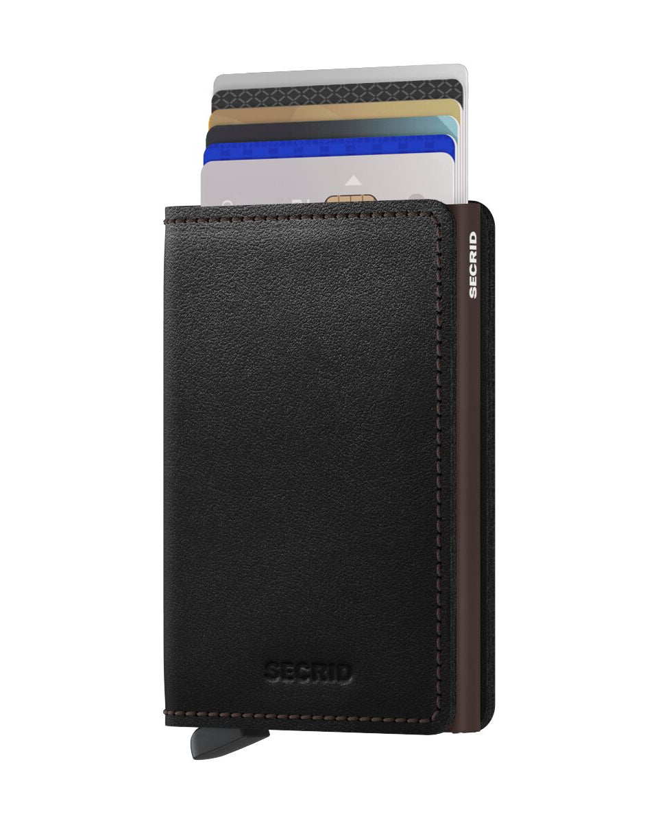 Secrid - Slimwallet Orgineel (Zwart & Bruin)