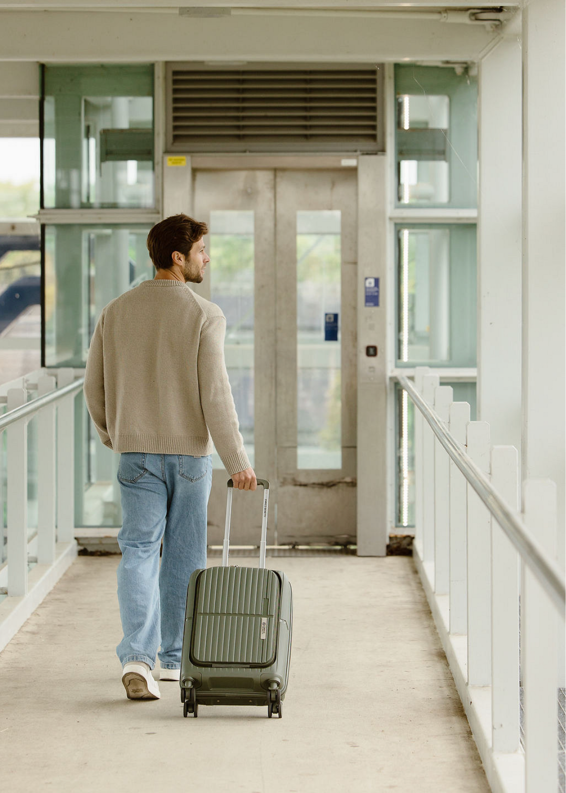 Enrico Benetti - Tokyo Handbagage (Olijf Groen) | 55x35x20cm