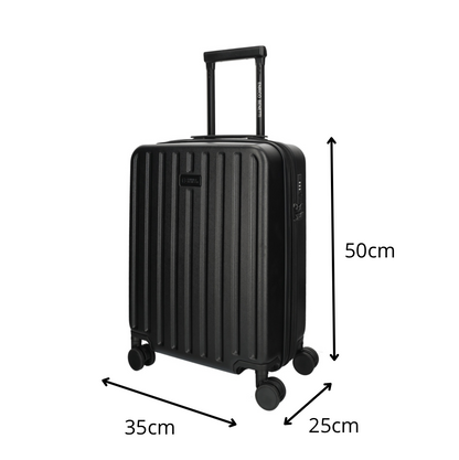 Enrico Benetti - Portland Handbagage (Zwart) | 50x35x25cm