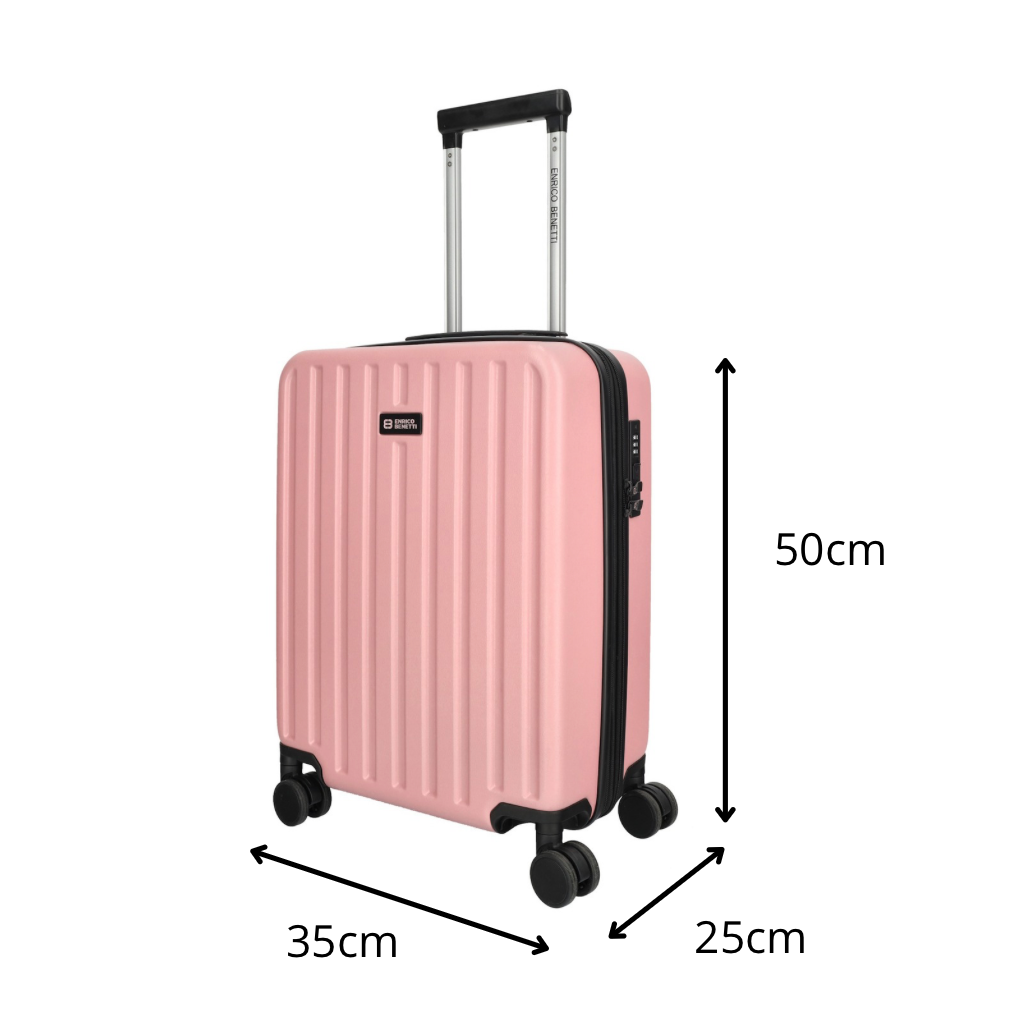 Enrico Benetti - Portland Handbagage (Roze) | 50x35x25cm