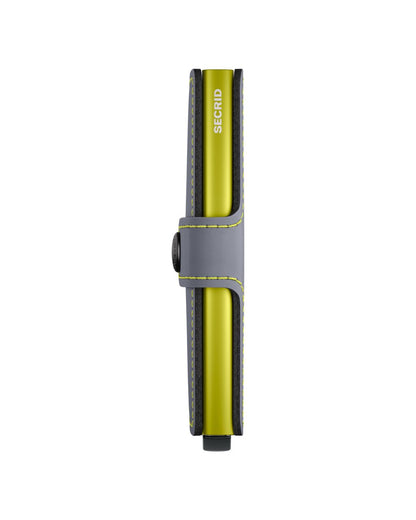Secrid - Miniwallet Matte (Grijs & Lime Groen)