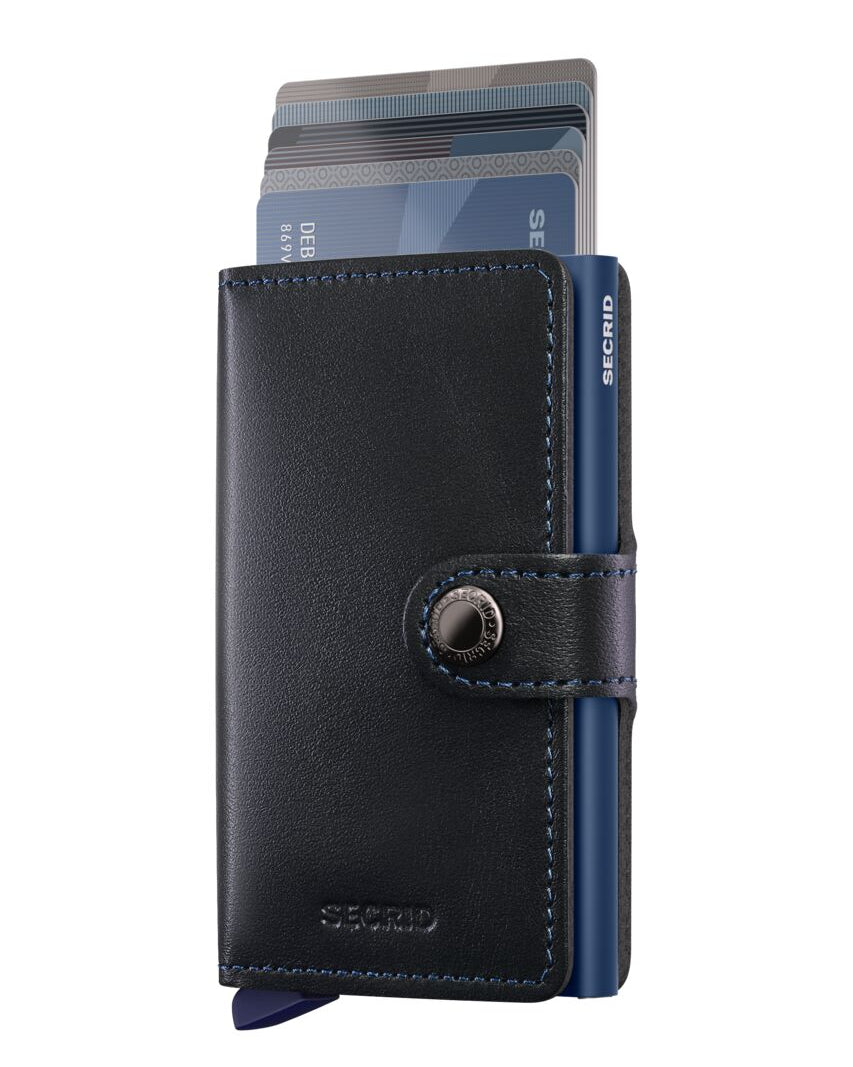 Secrid - Miniwallet Orgineel (Zwart & Donker Blauw)